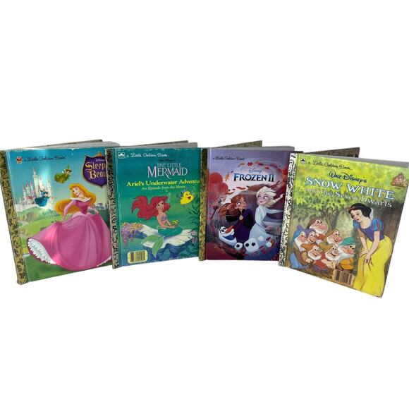 Disney A Little Golden Book Set of 4 - Picture 1 of 6